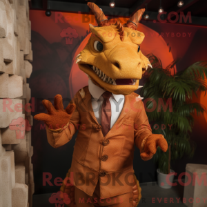 Mascot karakter van een...