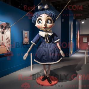 Mascot-karakter af en Navy...