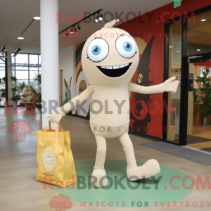Postava maskota béžového...