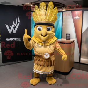 Mascot character of a Gold...