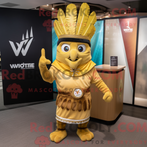 Personagem de máscara de um...