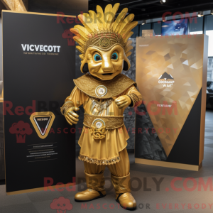 Maskotkarakter af en Gold...