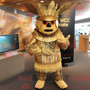 Mascot character of a Gold...
