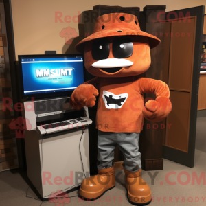 Mascottekarakter van een...
