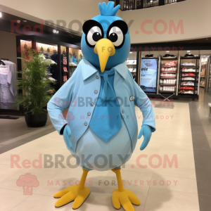 Sky Blue Quail mascotte...