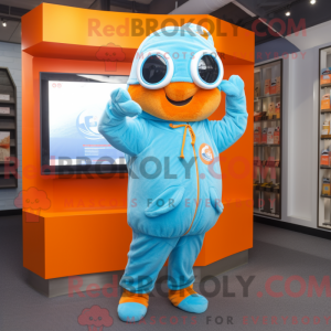 Mascot karakter van een...