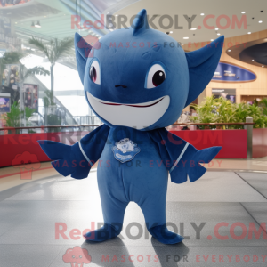 Mascot character of a Navy...