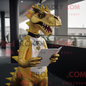 Mascot character of a Gold...