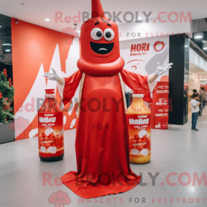 Mascottekarakter van een...