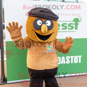 Mascot character of a Rust...