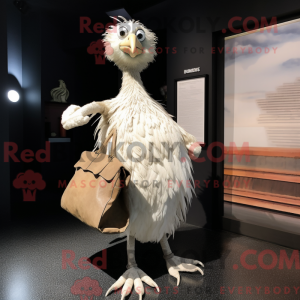 Mascot character of a White...