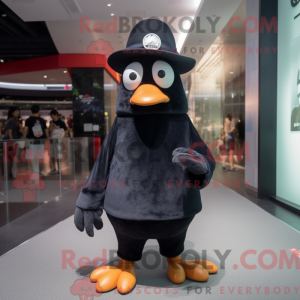Mascot character of a Black...