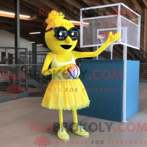 Mascot character of a Lemon...