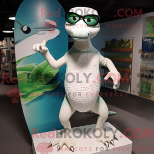 Mascot character of a White...