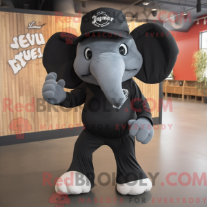Mascot character of a Black...