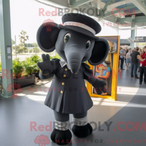 Mascot character of a Black...