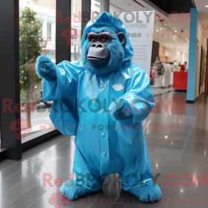 Mascot character of a Blue...