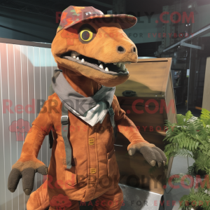 Mascot karakter van een...