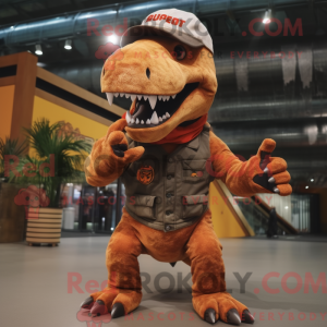 Mascot karakter van een...