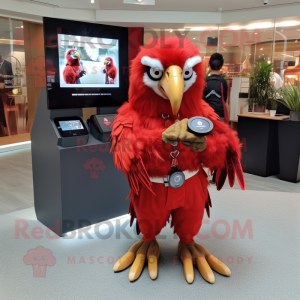 Red Eagle mascotte kostuum...