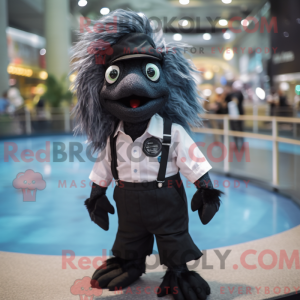 Mascot character of a Black...