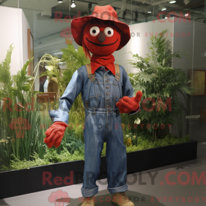 Mascot character of a Red...