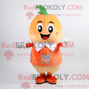 Mascot character of a Peach...