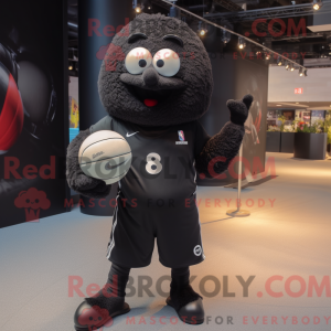 Mascot character of a Black...