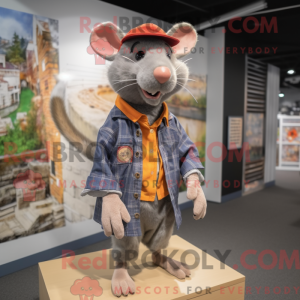 Mascot character of a Rat...