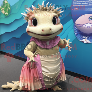 Mascot karakter van een Tan...