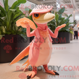 Mascot character of a Peach...