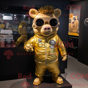 Mascot character of a Gold...