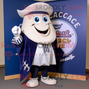 Mascot character of a Navy...