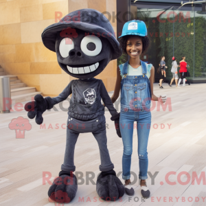 Mascot character of a Black...