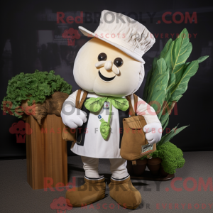 Mascot character of a White...