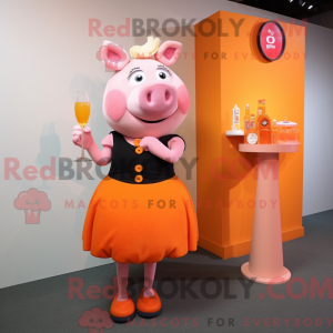 Mascot character of a...