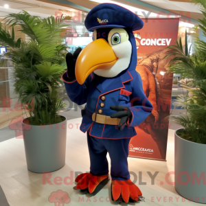 Maskotkarakter af en Navy...