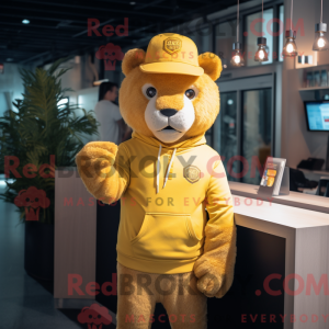 Mascot character of a Gold...