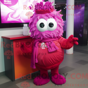 Maskottchenfigur Magenta...
