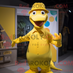 Mascot character of a...