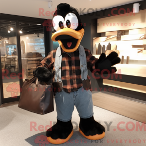 Mascot character of a Black...