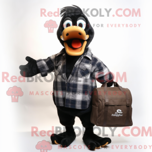 Mascot character of a Black...