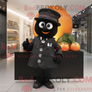 Mascot character of a Black...