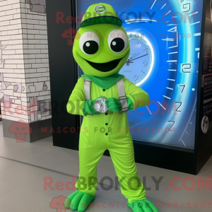 Mascot character of a Lime...