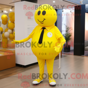 Mascot character of a Lemon...