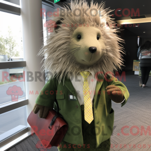 Mascottefiguur van een...