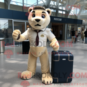 Mascottefiguur van een...