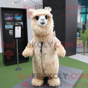 Máscara de cor de alpaca...