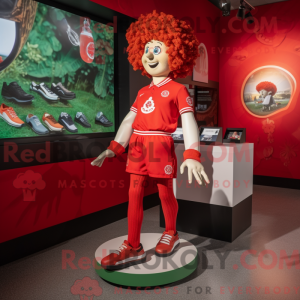 Mascot character of a Red...