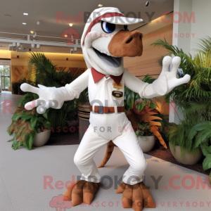 Mascot character of a White...